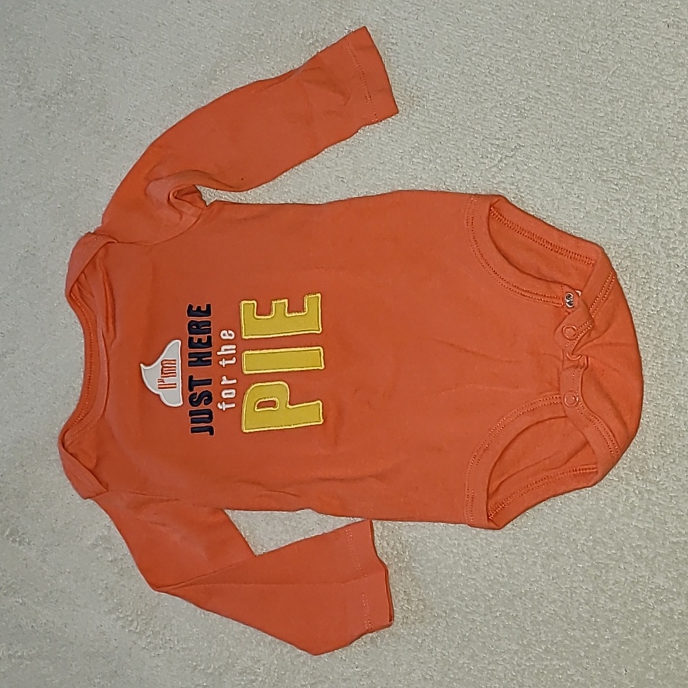Carter's Orange Pie Onesie